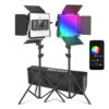 Neewer 660 PRO II RGB LED Light Panel (2-Light Kit)