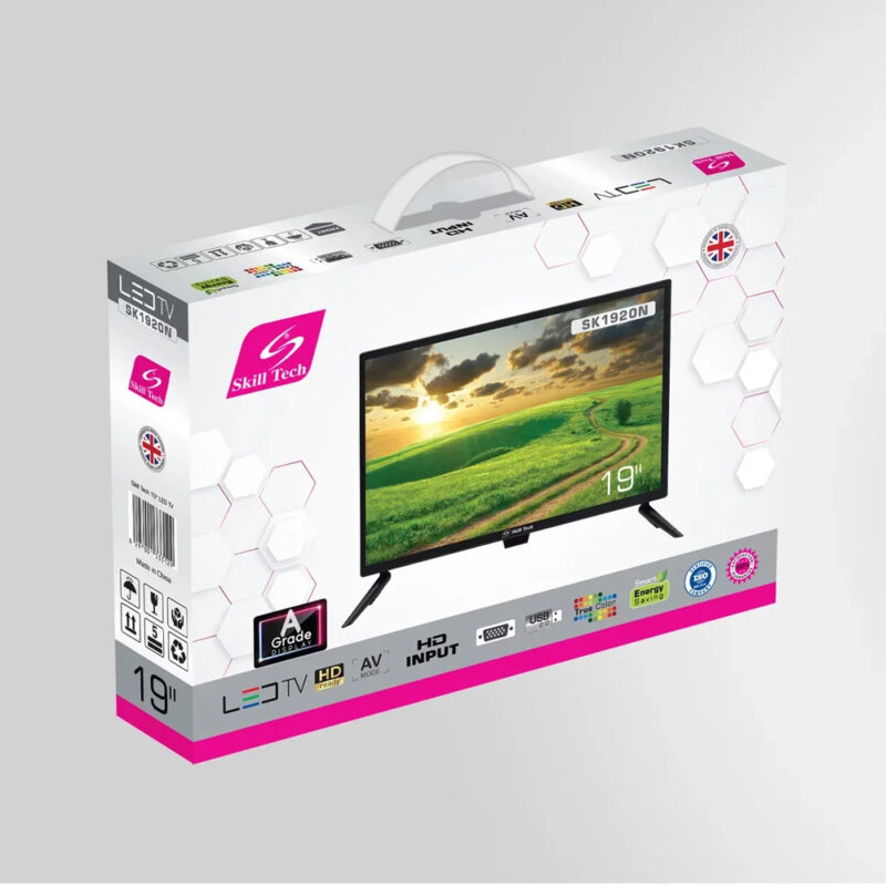 Skill Tech 19" Normal HD Ready LED TV with A Grade panel - Image 3