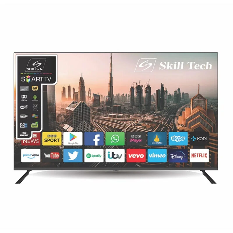 Skill Tech 50 "Smart 4K UHD Frameless LED TV Android 13 with A Grade panel