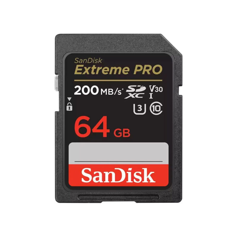 SanDisk 64GB Extreme Pro SD Card 200MB/s