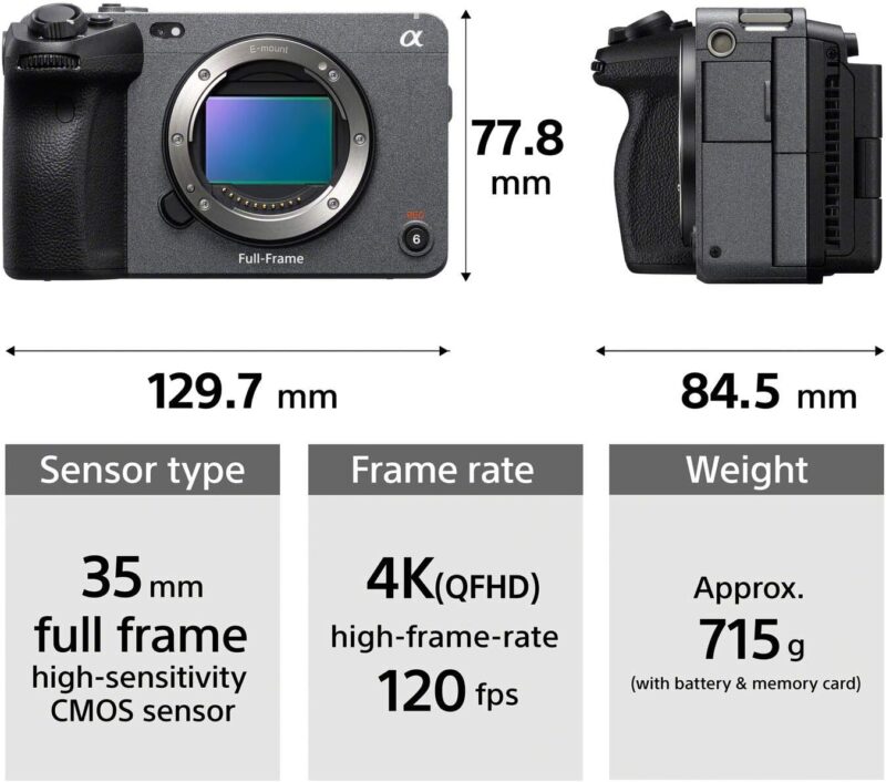 Sony Alpha FX3 ILME-FX3 | Full-frame Cinema Line Camera - Image 5