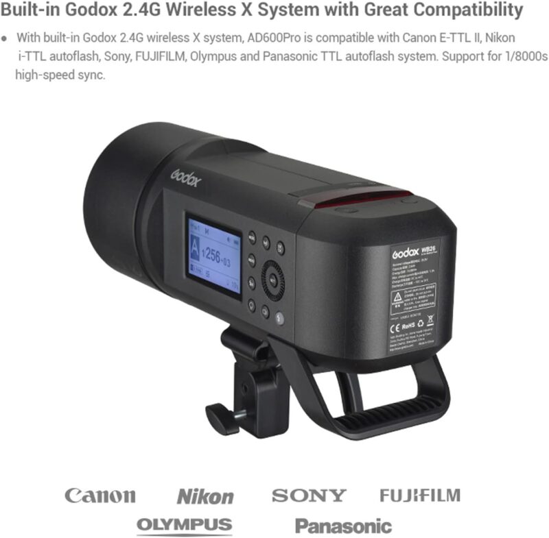 Godox AD600PRO Wistro Bowens Mount For Flash Light - Image 3