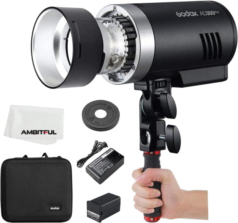 Godox AD300PRO 300W Lithium Battery Outdoor Flash Strobe