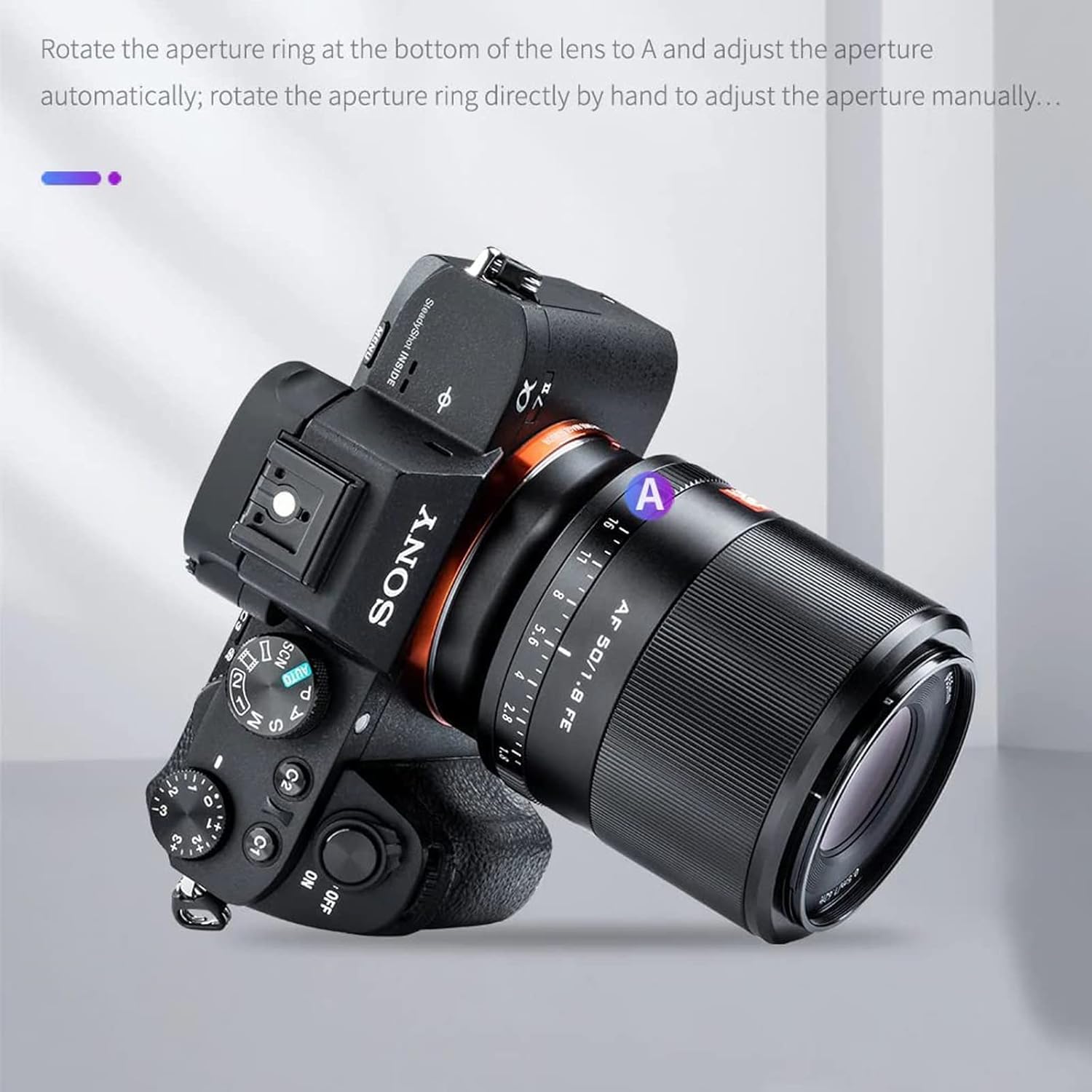 VILTROX 50mm f/1.8 F1.8 Large Lens for Sony E-Mount - Image 5