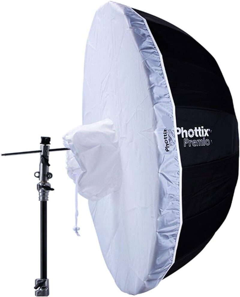 Phottix Premio Reflective Umbrella with Diffuser (105cm/41?) ? S&B Kit
