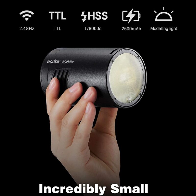 GODOX AD100Pro 100W Flash Pocket Round Monolight - Image 3