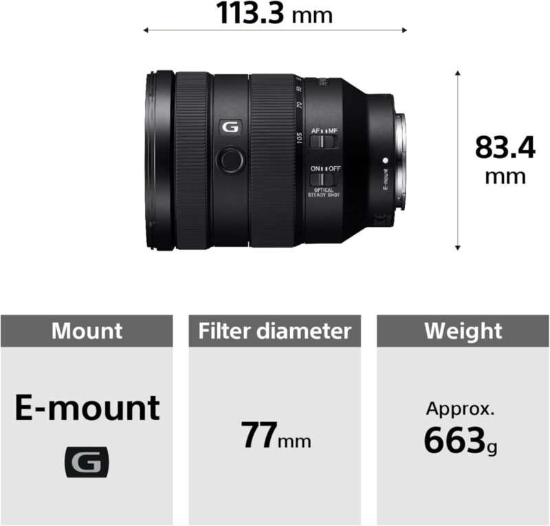 Sony FE 24-105mm F4 G OSS Standard Zoom Lens - Image 4