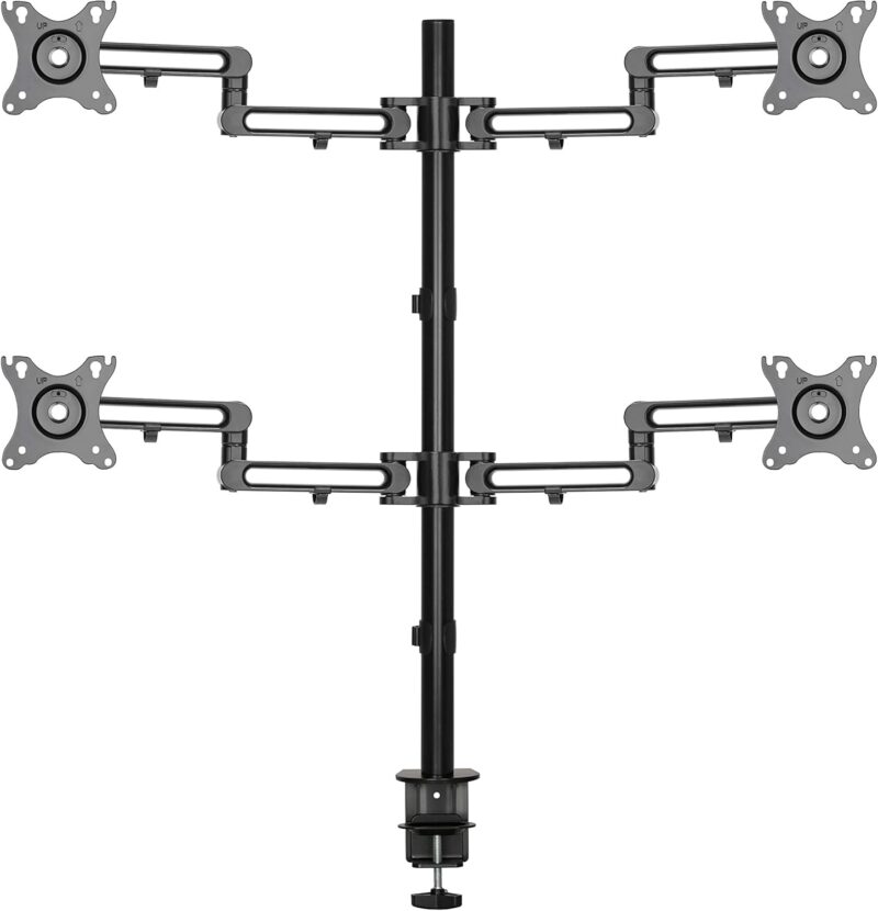 LDT30-C048 QUAD MONITORS PREMIUM ALUMINIUM ARTICULATING MONITOR ARM - Image 3