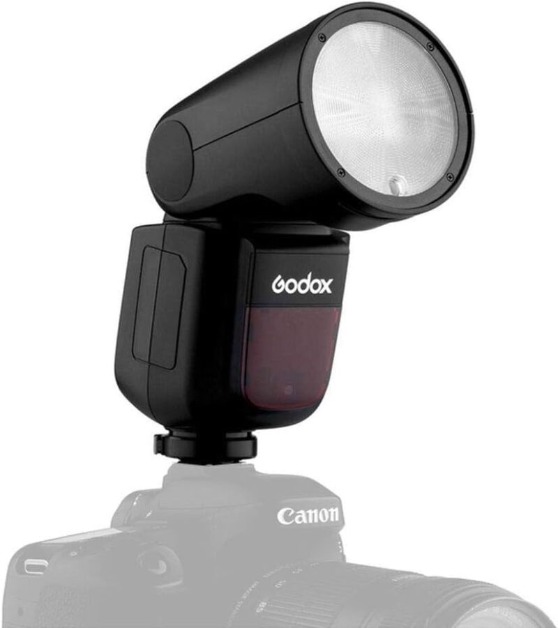 GODOX V1-S TTL Flash Round Head for Sony |Black