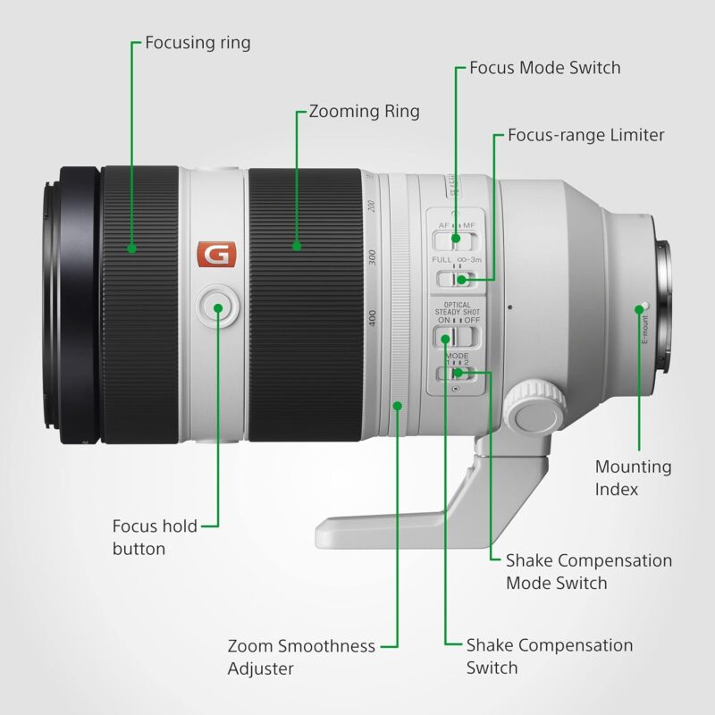 Sony Fe 100 400mm G Master Super Telephoto Zoom Lens - Image 4