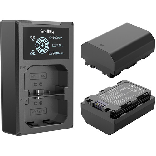 SmallRig 3824B NP-FZ100 Camera Battery and Charger Kit - Image 3