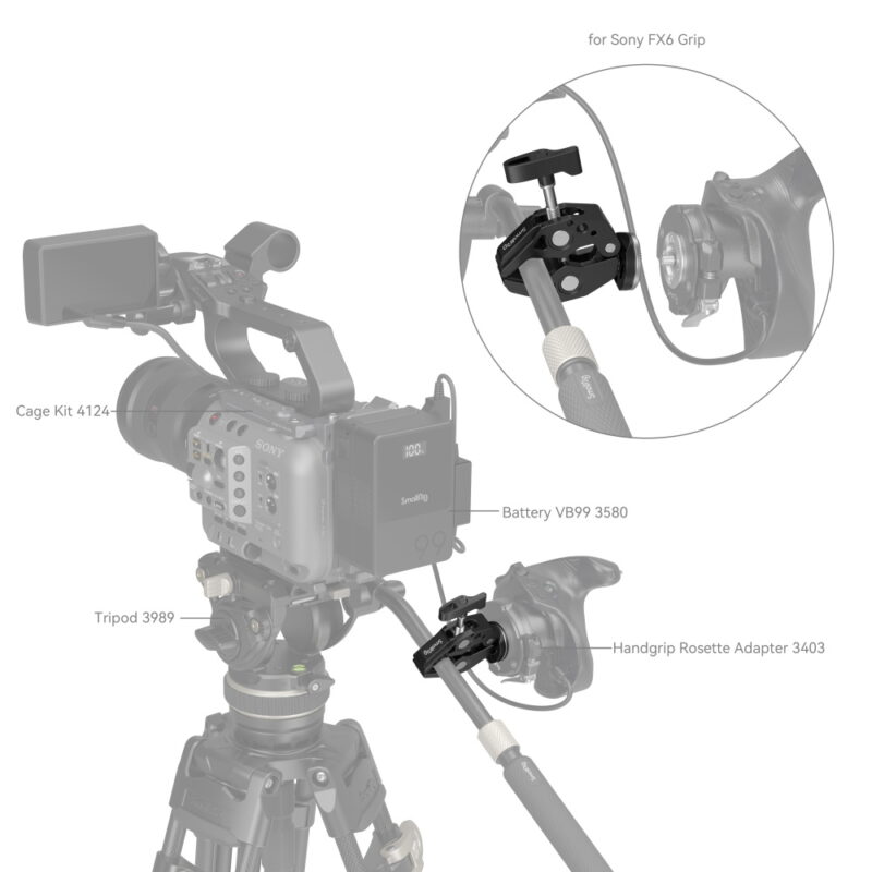 SmallRig Rotatble Horizontal-to-Vertical Mount Plate Kit for Sony 4148 - Image 3
