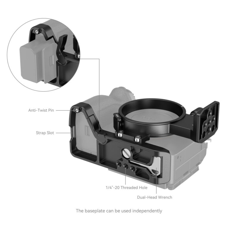 SmallRig Rotatble Horizontal-to-Vertical Mount Plate Kit for Sony 4148 - Image 5