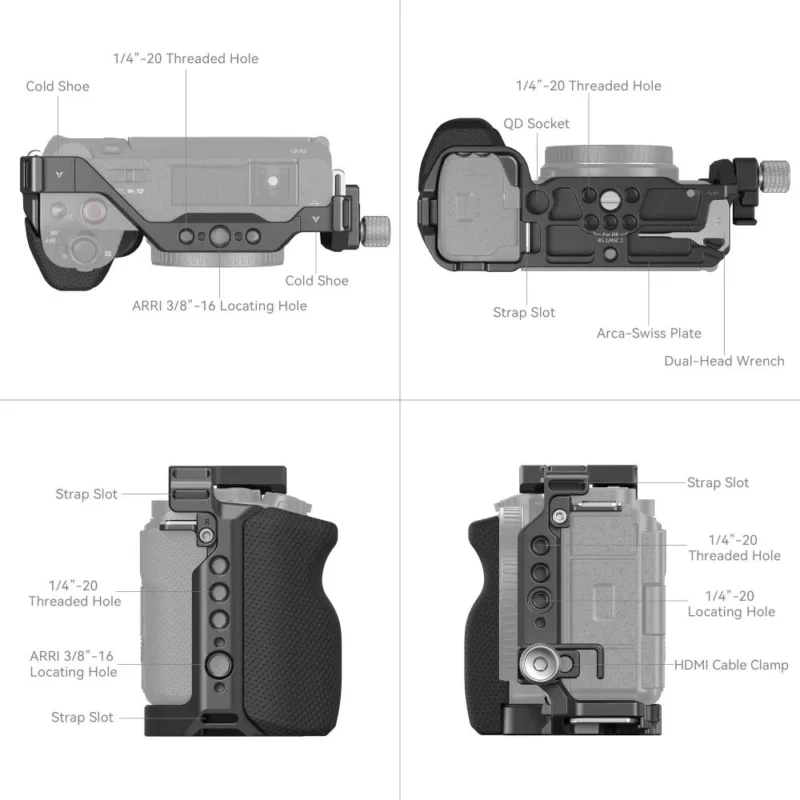 SmallRig Cage Kit for Sony ZV-E1 4257 - Image 2