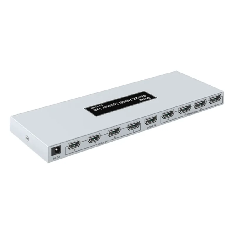 DTECH DT-7218 HDMI Spliter 1X8 (1 in 8 Out), 2.0V
