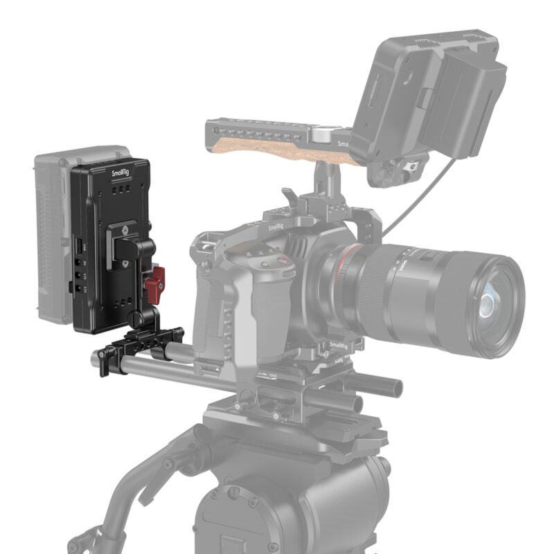 SmallRig 3204 V Mount Battery Adapter Plate with Adjustable Arm