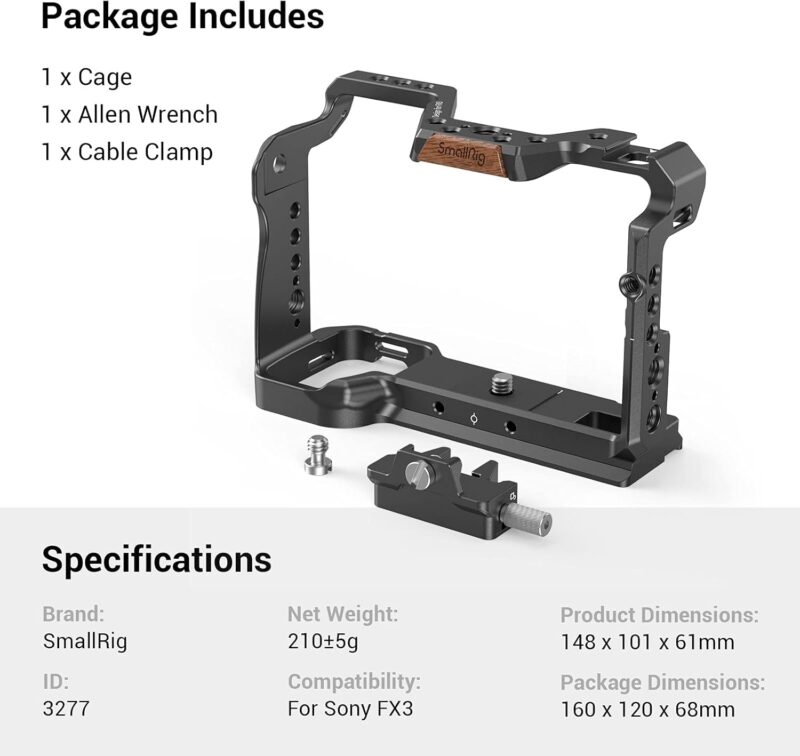 SmallRig 3310 Handheld Camera Kit for Sony FX3 Camera - Image 3