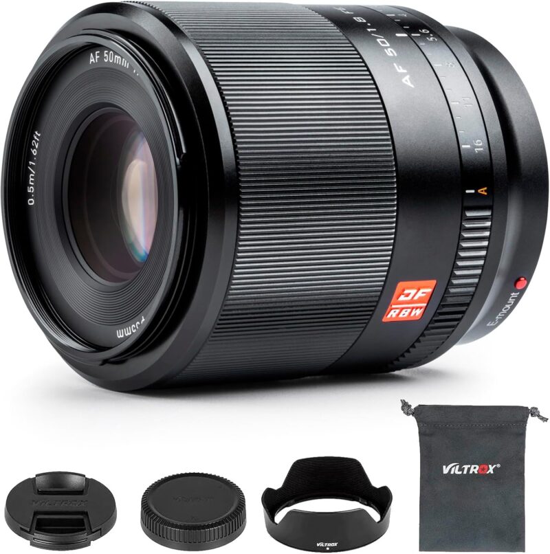VILTROX 50mm f/1.8 F1.8 Large Lens for Sony E-Mount - Image 2