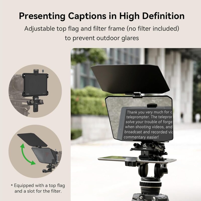 SMALLRIG 3646 Teleprompter for iPad Tablet up to 11'' - Image 4