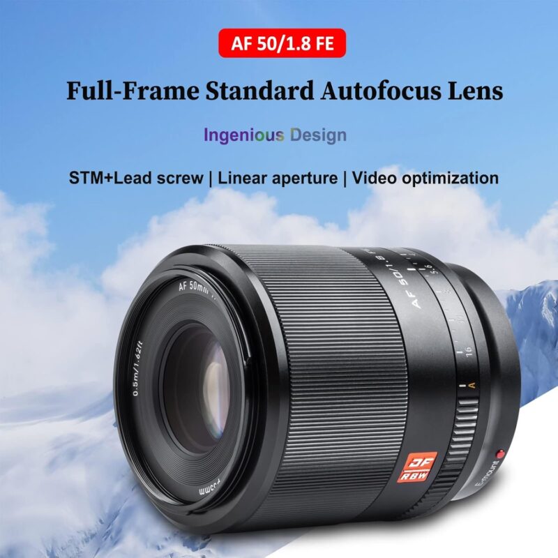 VILTROX 50mm f/1.8 F1.8 Large Lens for Sony E-Mount - Image 3