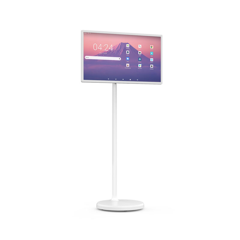 TREND Mobile Smart Screen - 24" IPS Display, White Frame, Capacitive Touch, Android 13, Adjustable Stand - Image 4