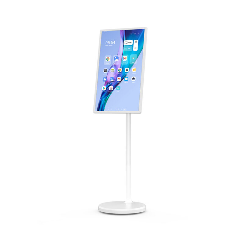 TREND Mobile Smart Screen - 24" IPS Display, White Frame, Capacitive Touch, Android 13, Adjustable Stand - Image 3