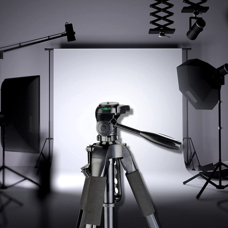 Gosmart TR682AN Portable Aluminum Professional 3-way Tripod with Bag - Image 4