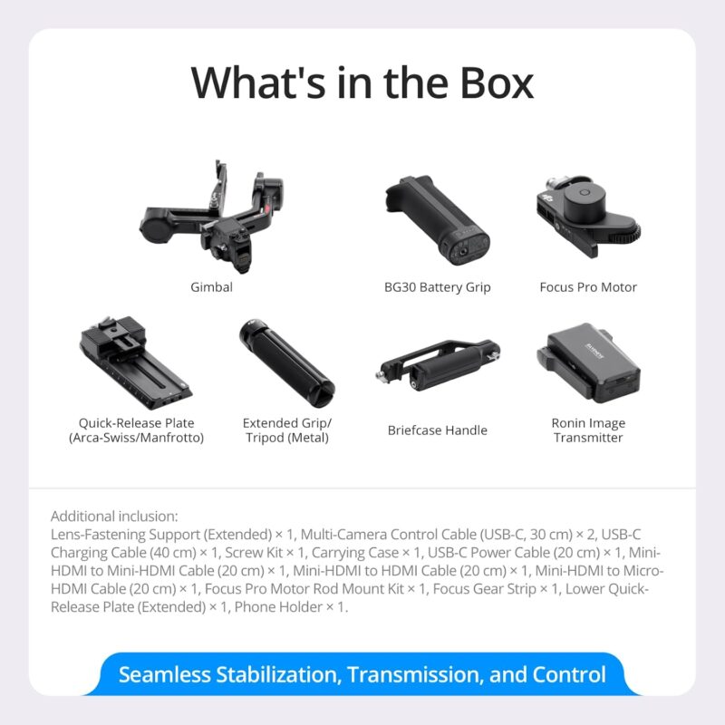 DJI RS4 Pro Gimbal Stabilizer for DSLR & Cinema Cameras - Image 8