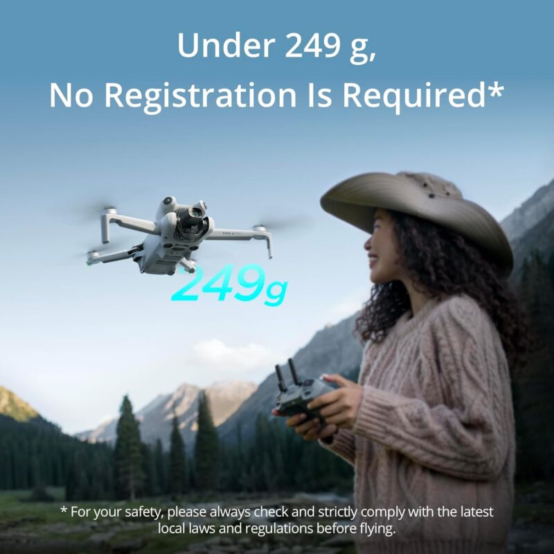 DJI Mini 4 Pro Drone 4K HDR Camera (DJI RC 2) Fly with RC 2 Controller - Image 2