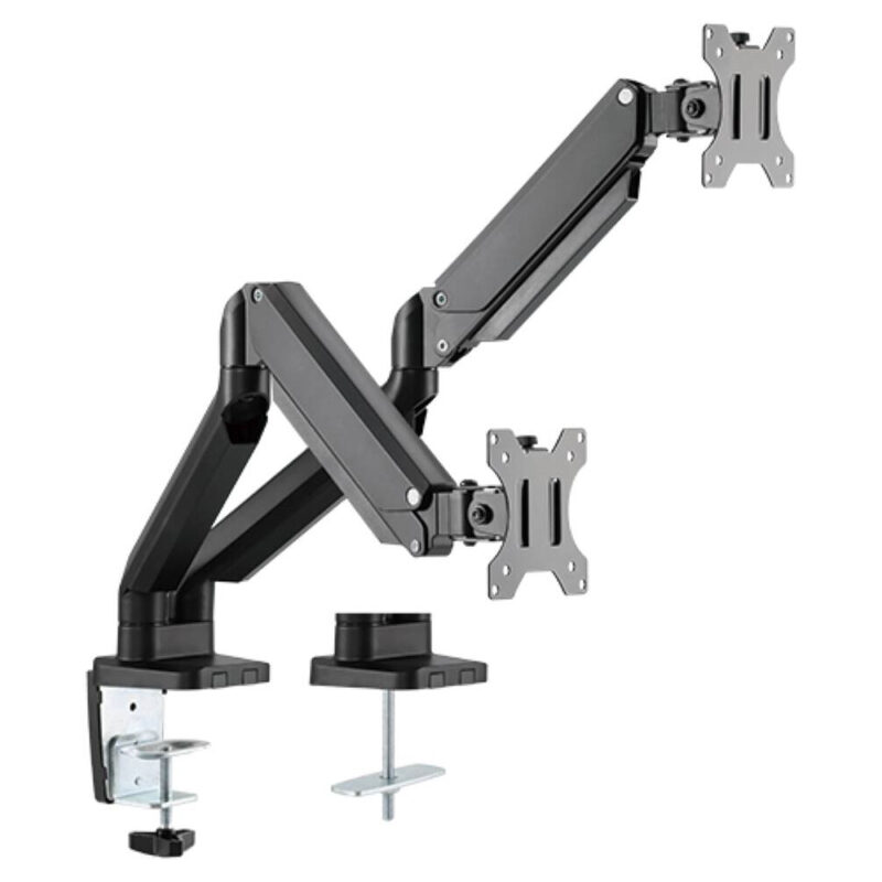 NB F160 GAS Spring supported Dual Monitor Arm for 17-32''