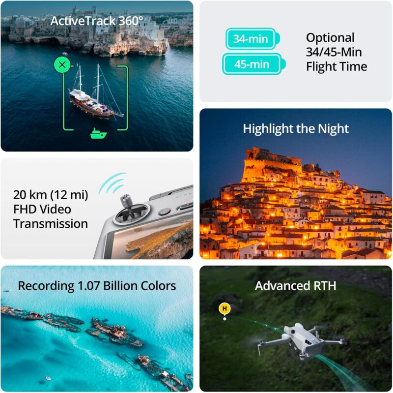 DJI Mini 4 Pro Drone 4K HDR Camera (DJI RC 2) Fly with RC 2 Controller - Image 5