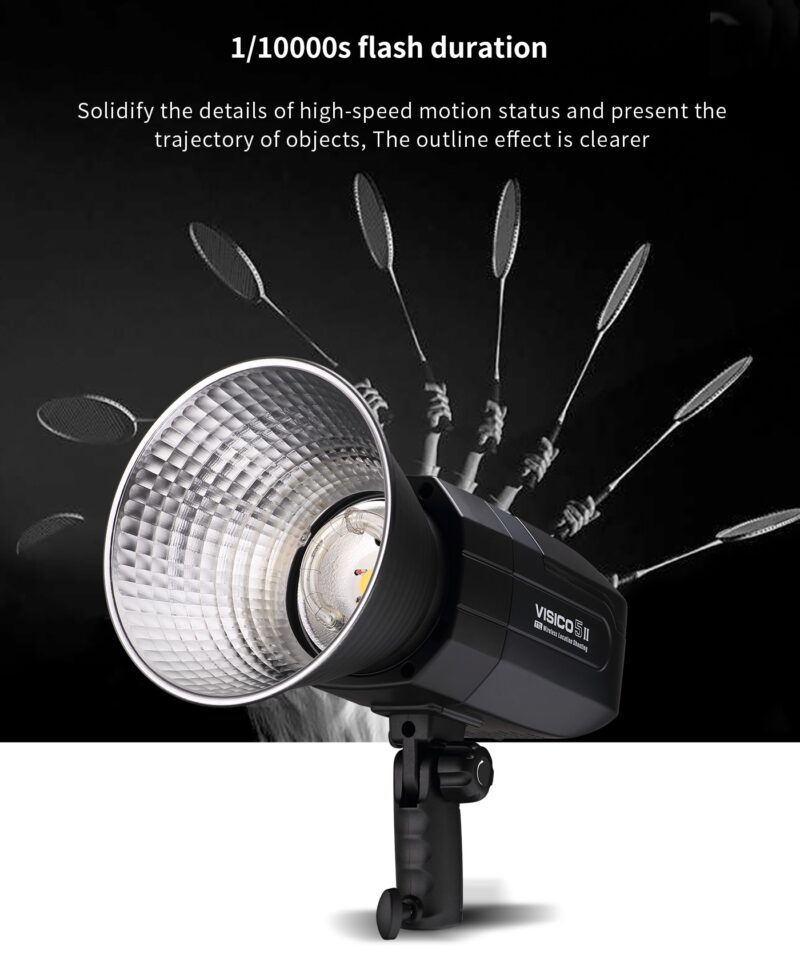 VISICO 5 II Battery powered TTL and HSS flash for outdoor photography - Image 3