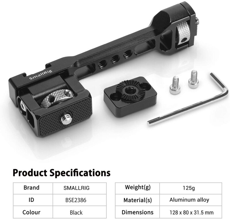 SmallRig Adjustable Monitor Mount BSE2386 - Image 4