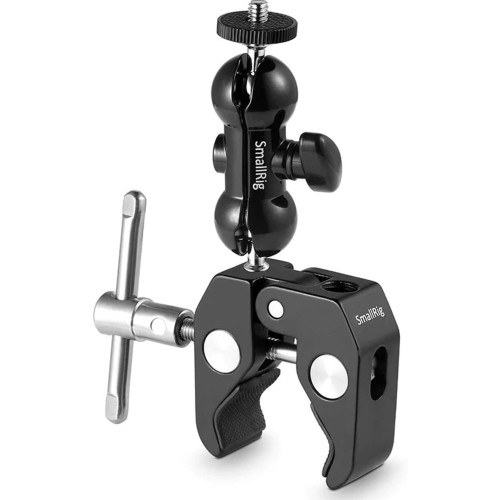 SmallRig Multi-function Double BallHead with Clamp & 1/4? Screw 1138