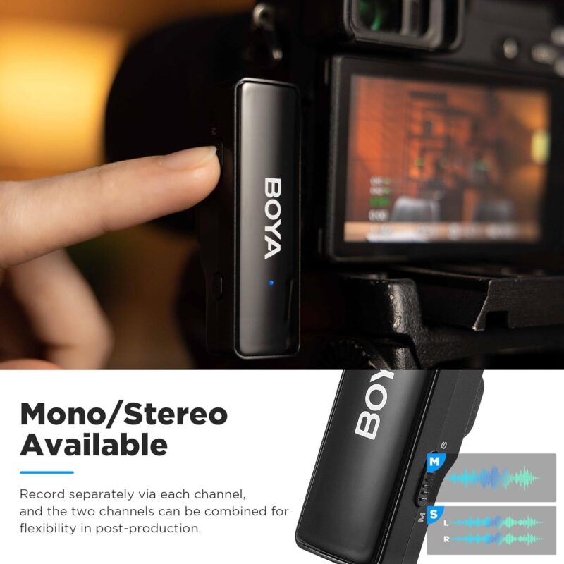 Boya Boyalink All-in-one Design 2.4 Ghz Wireless Microphone System - Image 5
