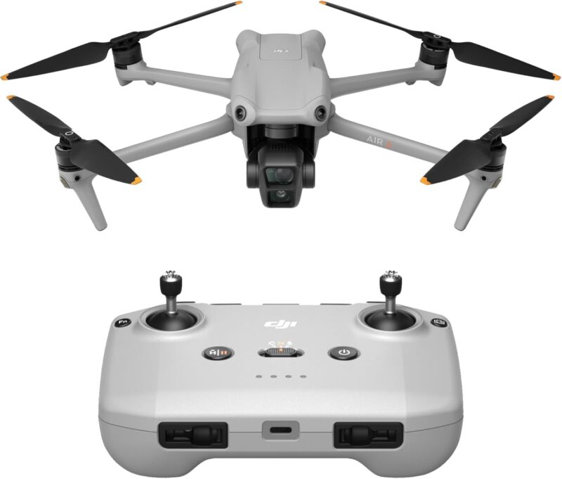 DJI Air 3 Drone with RC-N2 48MP Photos, 4K/60fps HDR Video
