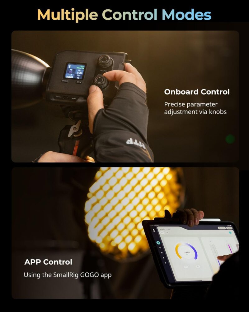 SmallRig RC 100B COB Video Light with Handle - Image 3