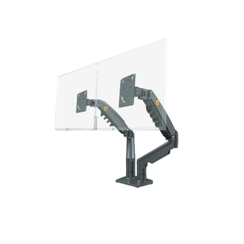 NB F160 Ergonomic Desk mount Dual Monitor Arm for 17-32'' Inch, clamp type