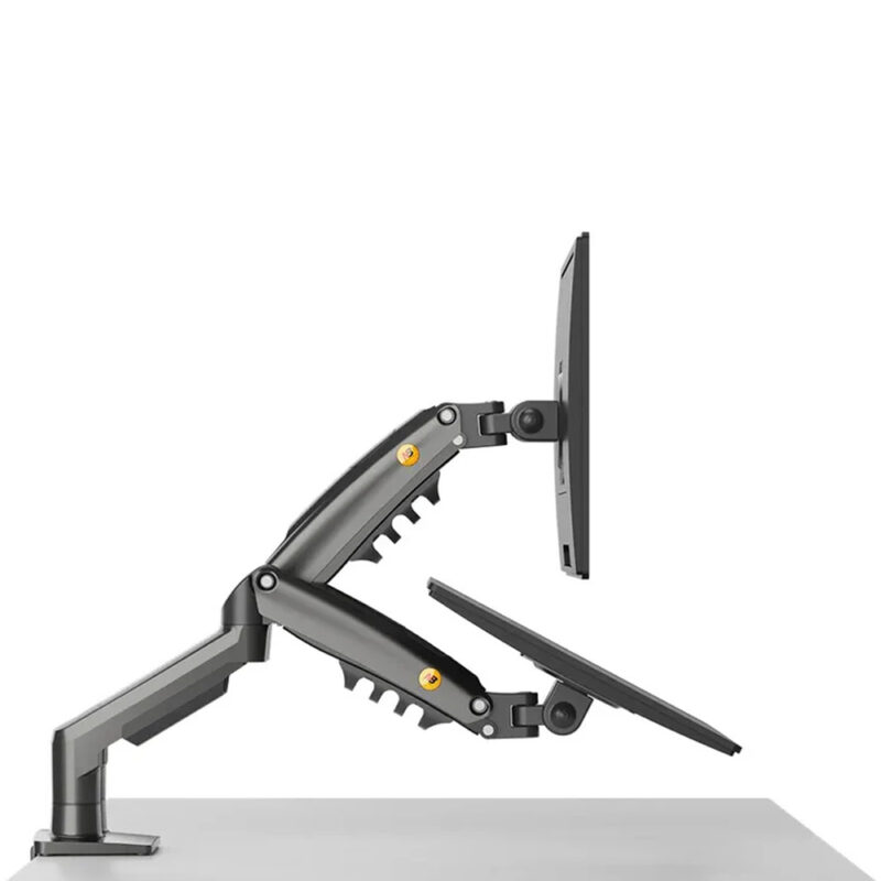 NB F160 Ergonomic Desk mount Dual Monitor Arm for 17-32'' Inch, clamp type - Image 3