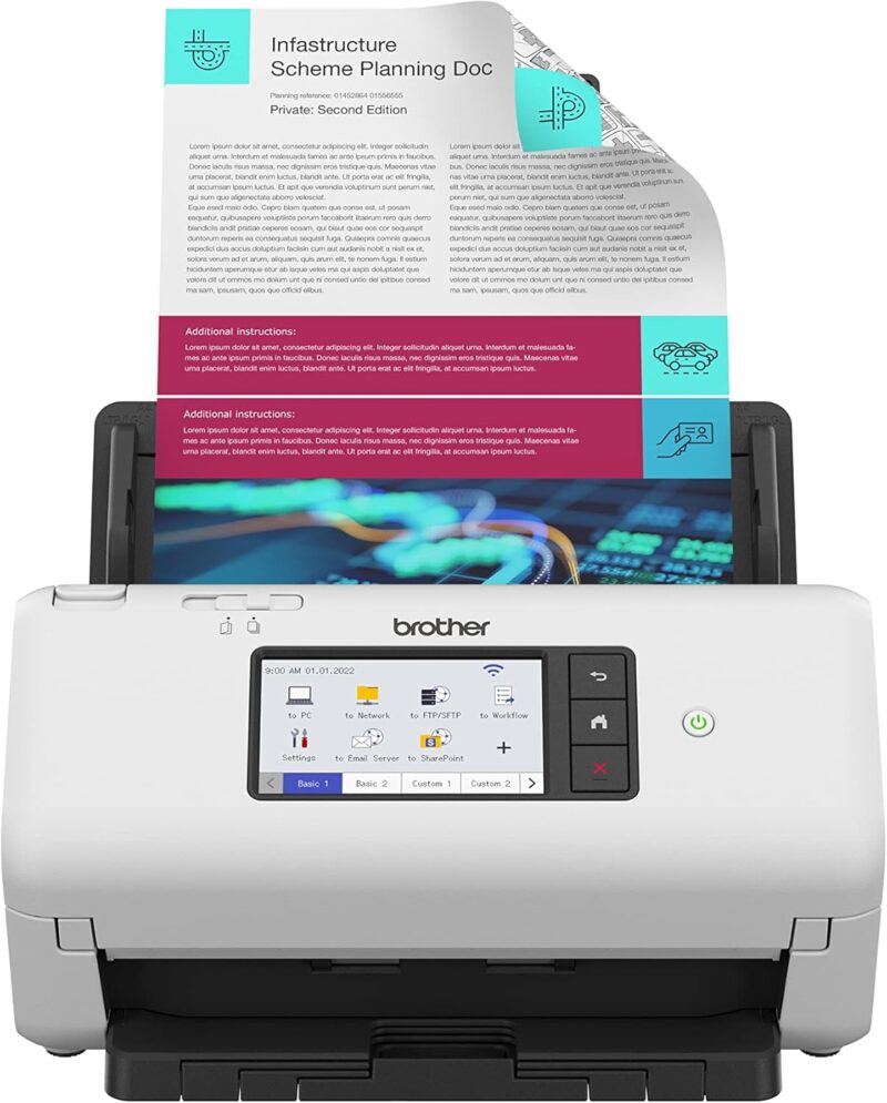 Brother ADS-4700W Professional Desktop Document Scanner