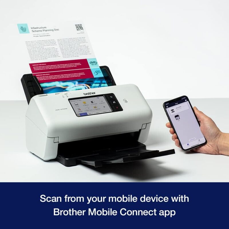 Brother ADS-4700W Professional Desktop Document Scanner - Image 4