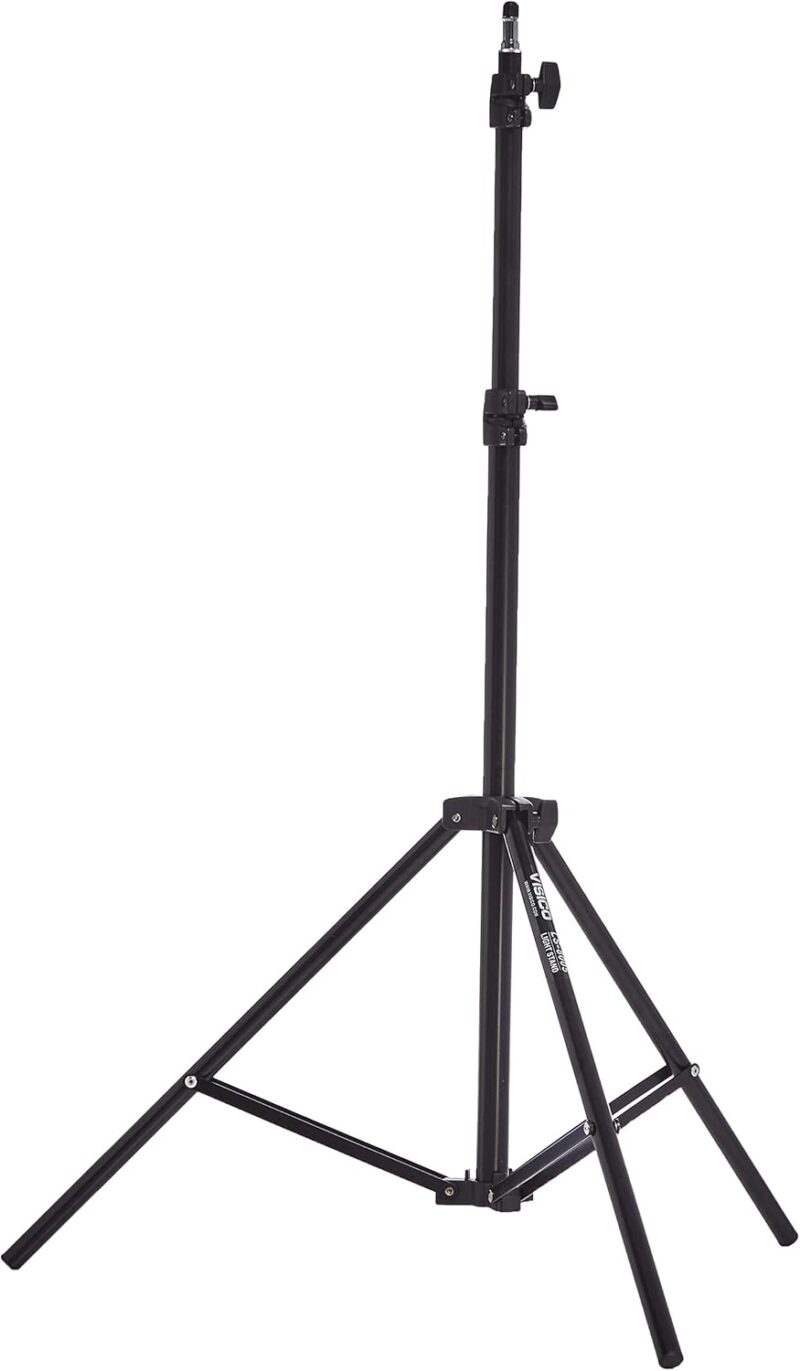 VISICO LS-8005 Light Stand with adjustable height of 700~200cm, Black