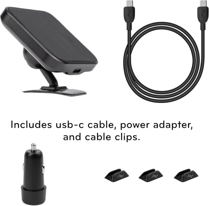 Peak Design M-CM-AA-BK-1 Mobile Magnetic Charging Car Mount - Image 2