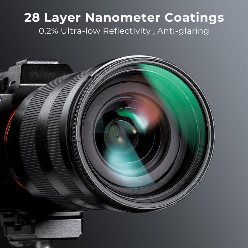 K&F Concept 72mm True Color Circular Polarizing Filter for Camera Lens with 28 Multi-Coated (Nano-X Series) - Image 5