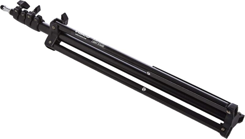 VISICO LS-8005 Light Stand with adjustable height of 700~200cm, Black - Image 4