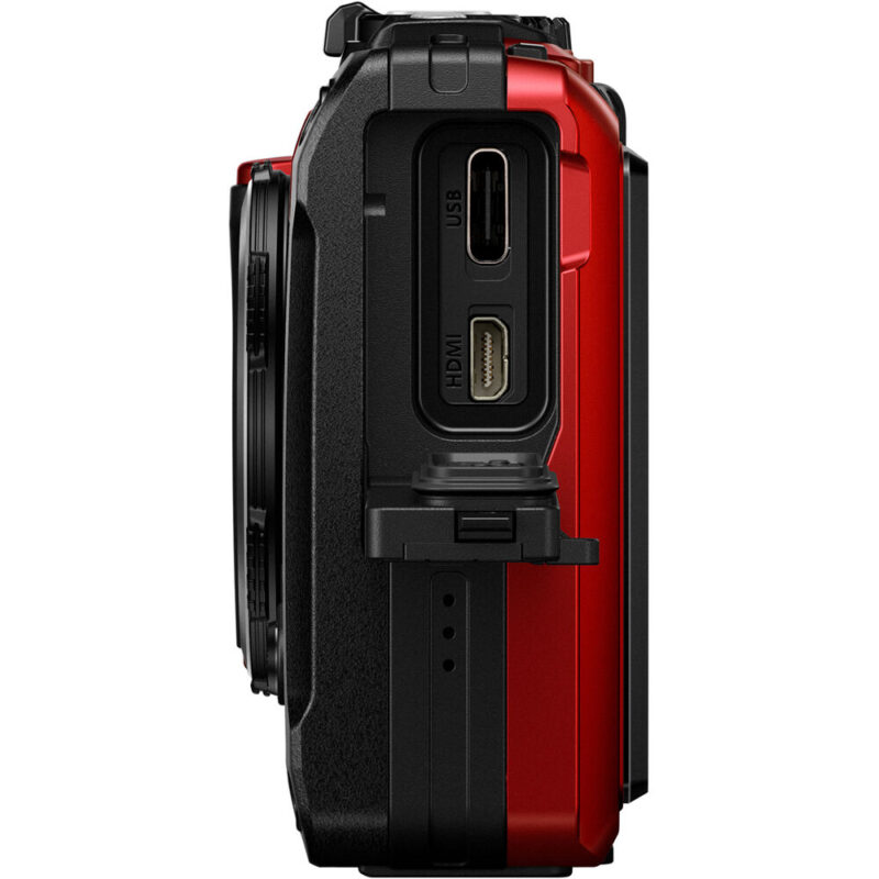 OM SYSTEM Tough TG-7 Digital Camera (RED) - Image 5