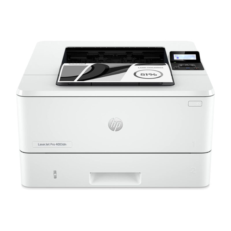 HP LaserJet Pro 4003dn Printer -Duplex, Ethernet port, Print: up to 42 ppm black, Hi-Speed USB 2.0