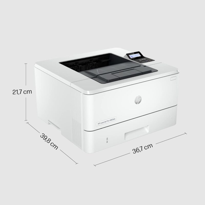 HP LaserJet Pro 4003dn Printer -Duplex, Ethernet port, Print: up to 42 ppm black, Hi-Speed USB 2.0 - Image 4