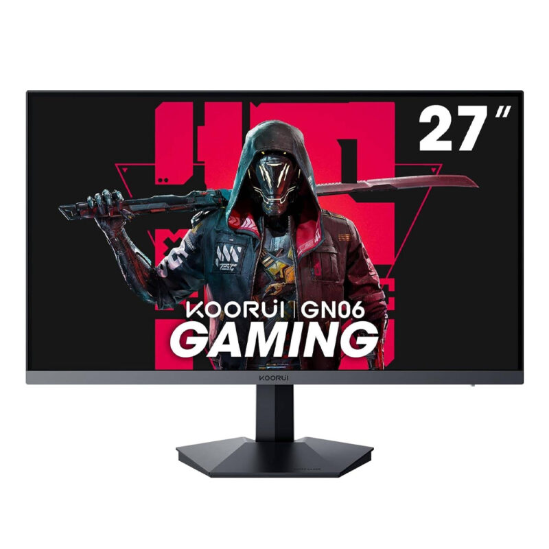 KOORUI 27 inch Gaming Monitor, Full HD 1080p 165hz 144hz 1ms IPS Gaming Monitor