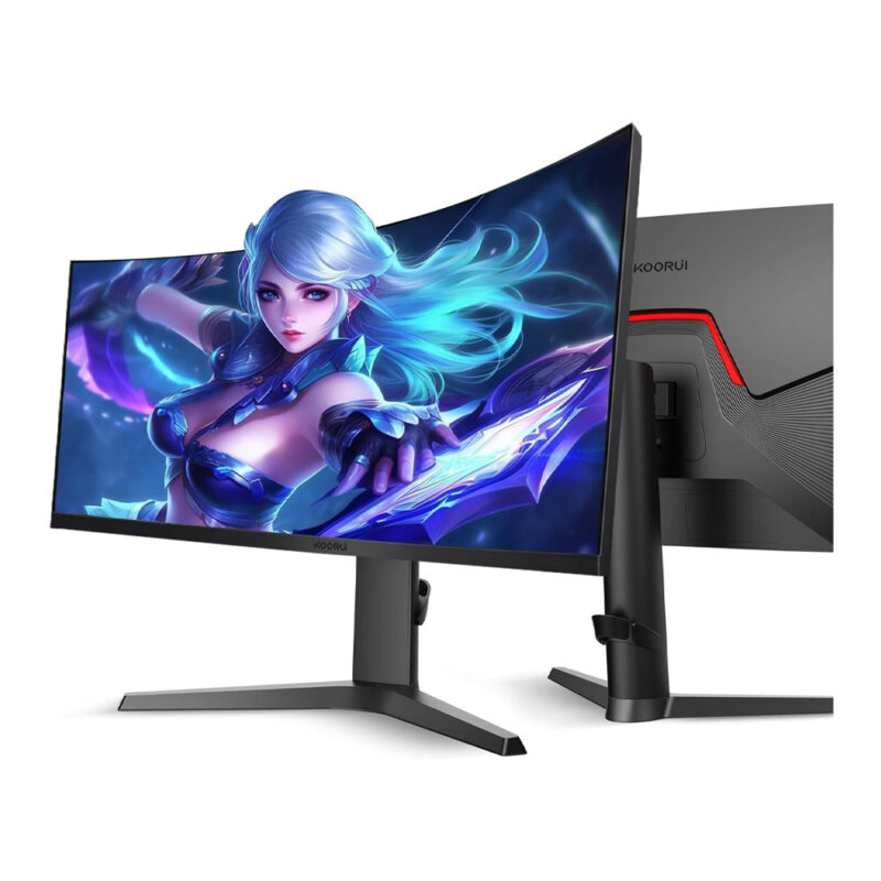 KOORUI 34 inch Ultrawide 21:9 Curved Gaming Monitor - Image 2